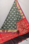 Black Dupatta with Red Border