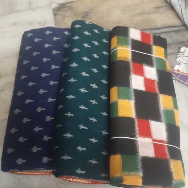 Multi Colour Soft Cotton Sarees with Pack of 3