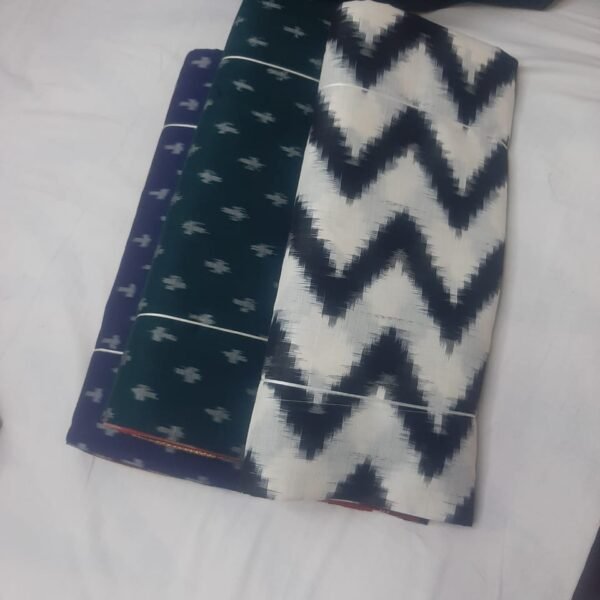 Multi colour Cotton Sarees pack of 3