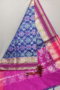 Navy Blue Dupatta with Purple Border