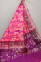 Pink Dupatta with Purple Border